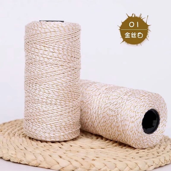 Xiao Hua white 100g single yarn - an ideal choice for high-end luxury yarn, sweater knitting yarn, handmade sweaters, scarves, and comfortable craftsmanship projects