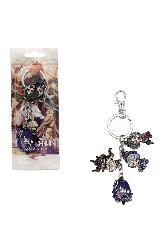 Xiao Qiqi Raiden Kazuha - Genshin Impact 1" Keychain 4 pc. Pendant