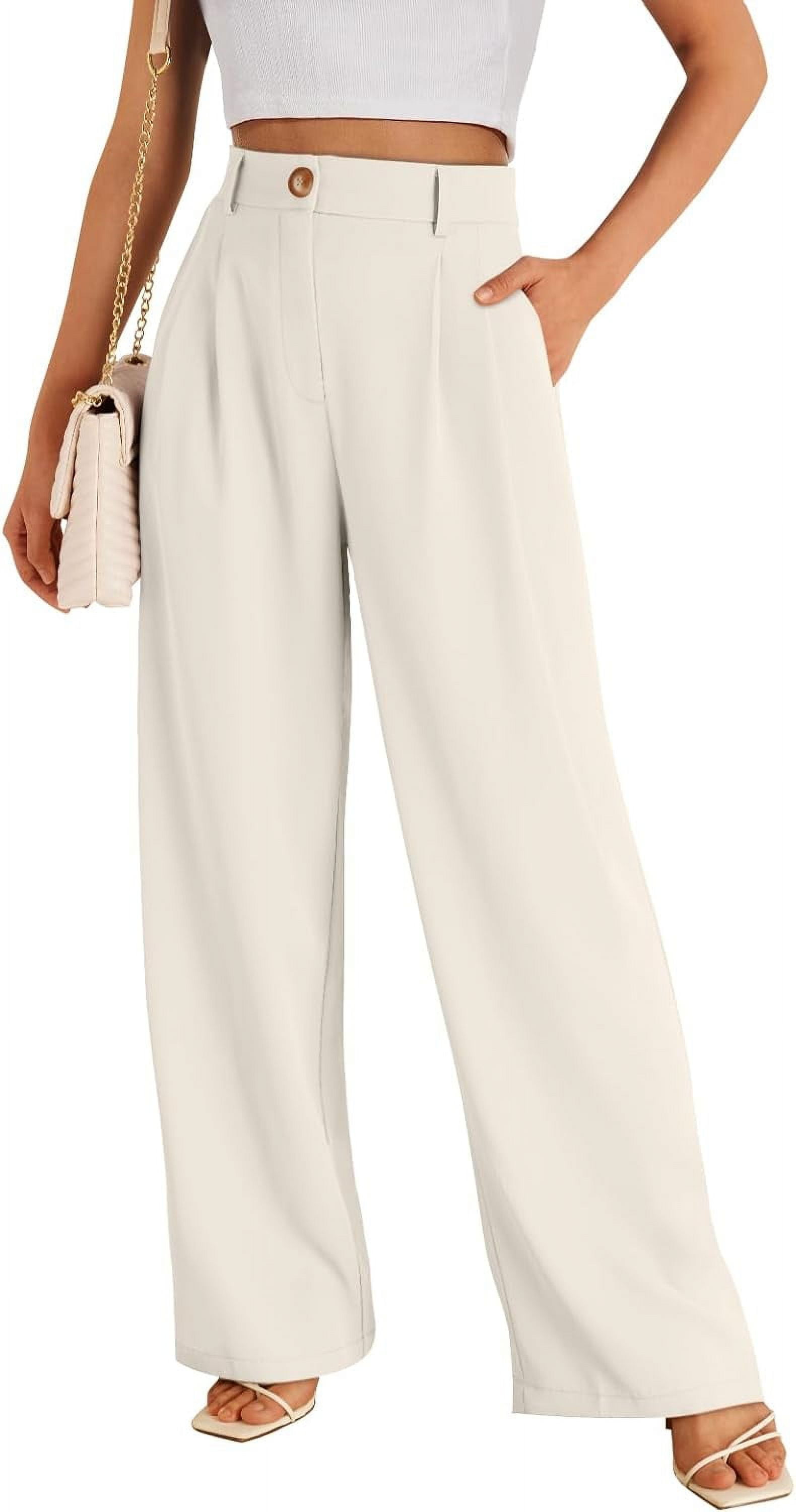 XiaoBanDeng Wide Leg Dress Pants Women's High Waisted Dressy XiaoBanDeng Wide Leg Dress Pants Women's High Waisted Dressy