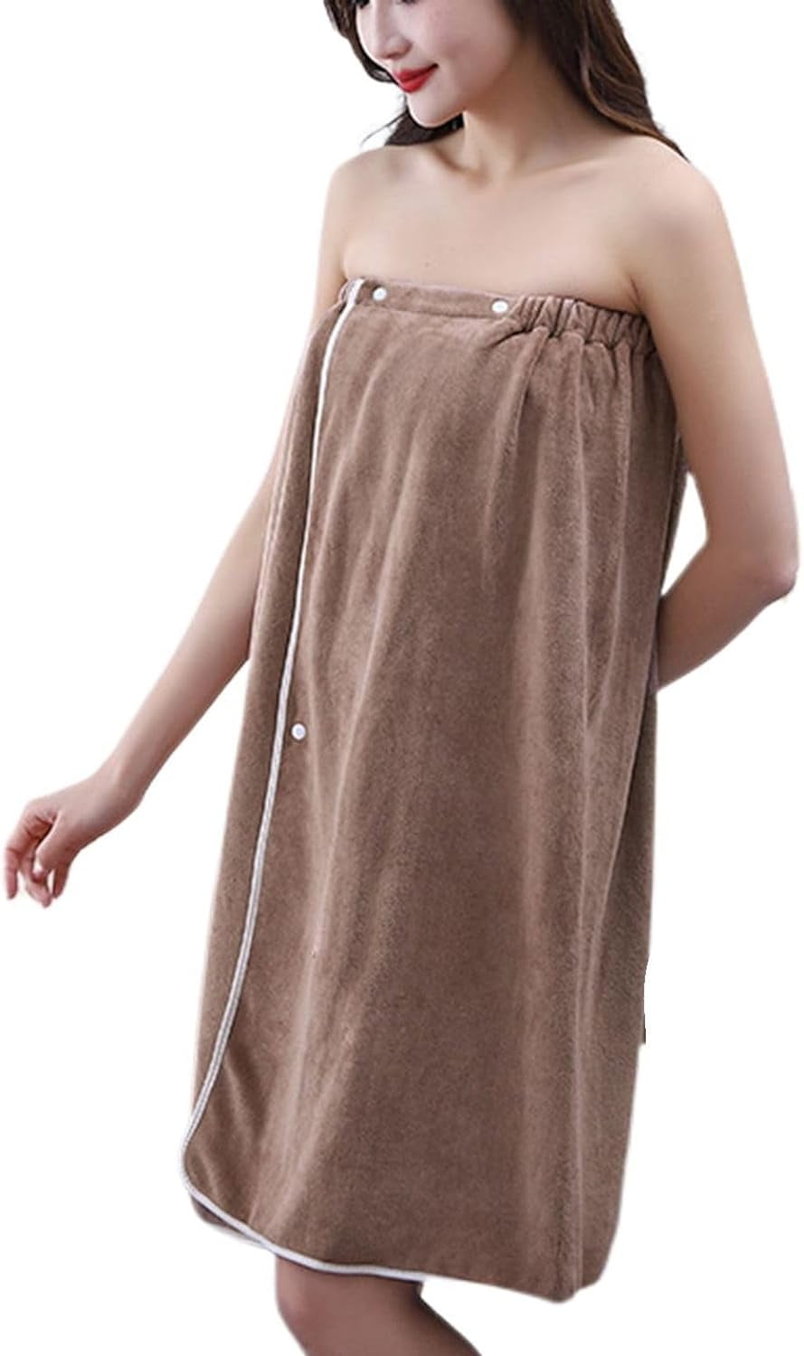 XiaoBanDeng Women's Shower Towel Wrap Terry Cloth Wrapping Bathrobe Spa