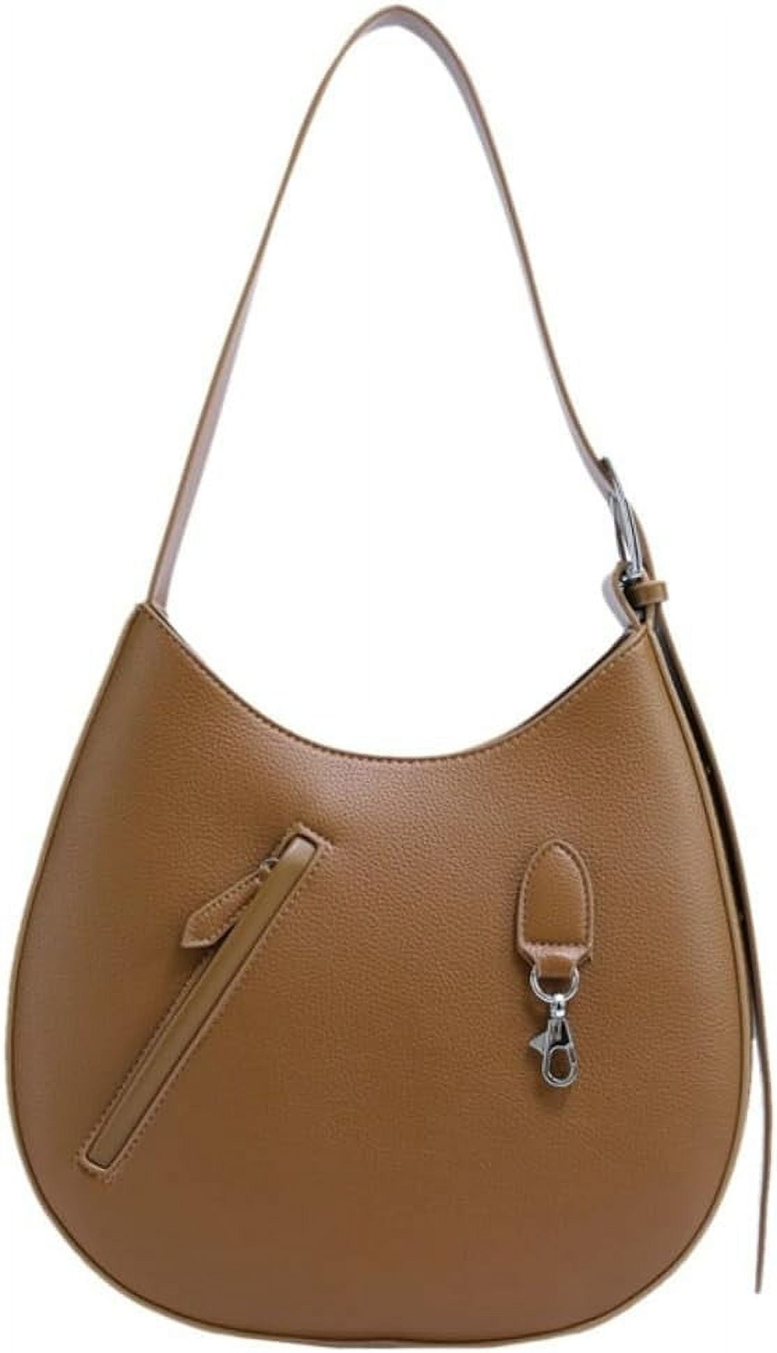 Crossbody Bucket Shoulder Bags for Women Vegan Leather Purse Cross Body Handbag Multiple Pockets