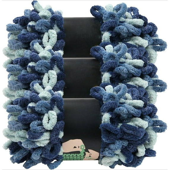 XiaoEn Yarn Off the Hook Yarn, Bulky No-Needle Craft Yarn for Crocheting, Hand-Knitting Yarn, 1-Pack