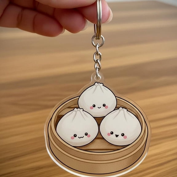 XiaoLong Bao KEYCHAIN w/ Custom Options by AC