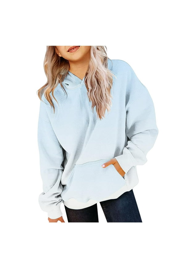 Boys and Girls Preppy Hoodies Y2k Toddler Crewneck Sweatshirt 4T Pullover Hoodies Size 8-10 with Pockets Long Sleeve Tops Gradual Print Shirts Sudaderas Para NiñAs