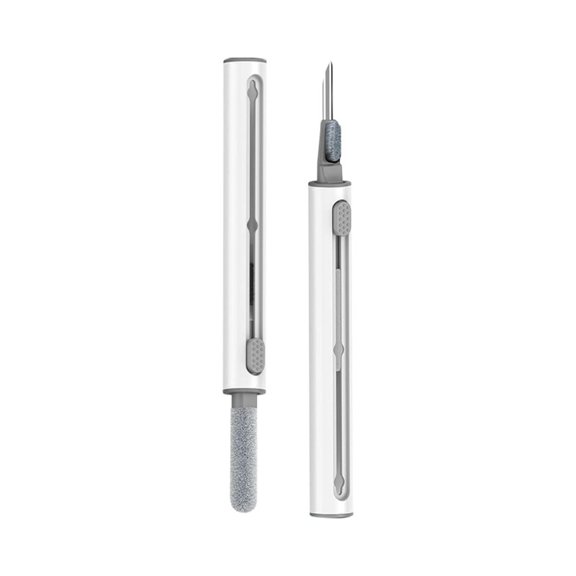 XiaoY Dual Function Cleaning Pen, 2-in-1 Portable Cleaner Tool for Wireless Earbuds Case Keyboard Speaker Grilles