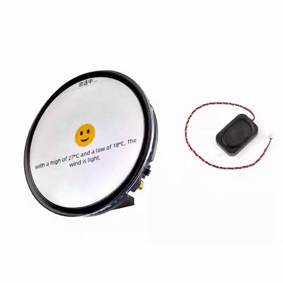 XiaoZhi AI Voice Chat Robot 1.75inch Touchscreen Development Board with Speaker Support Voice Recognition