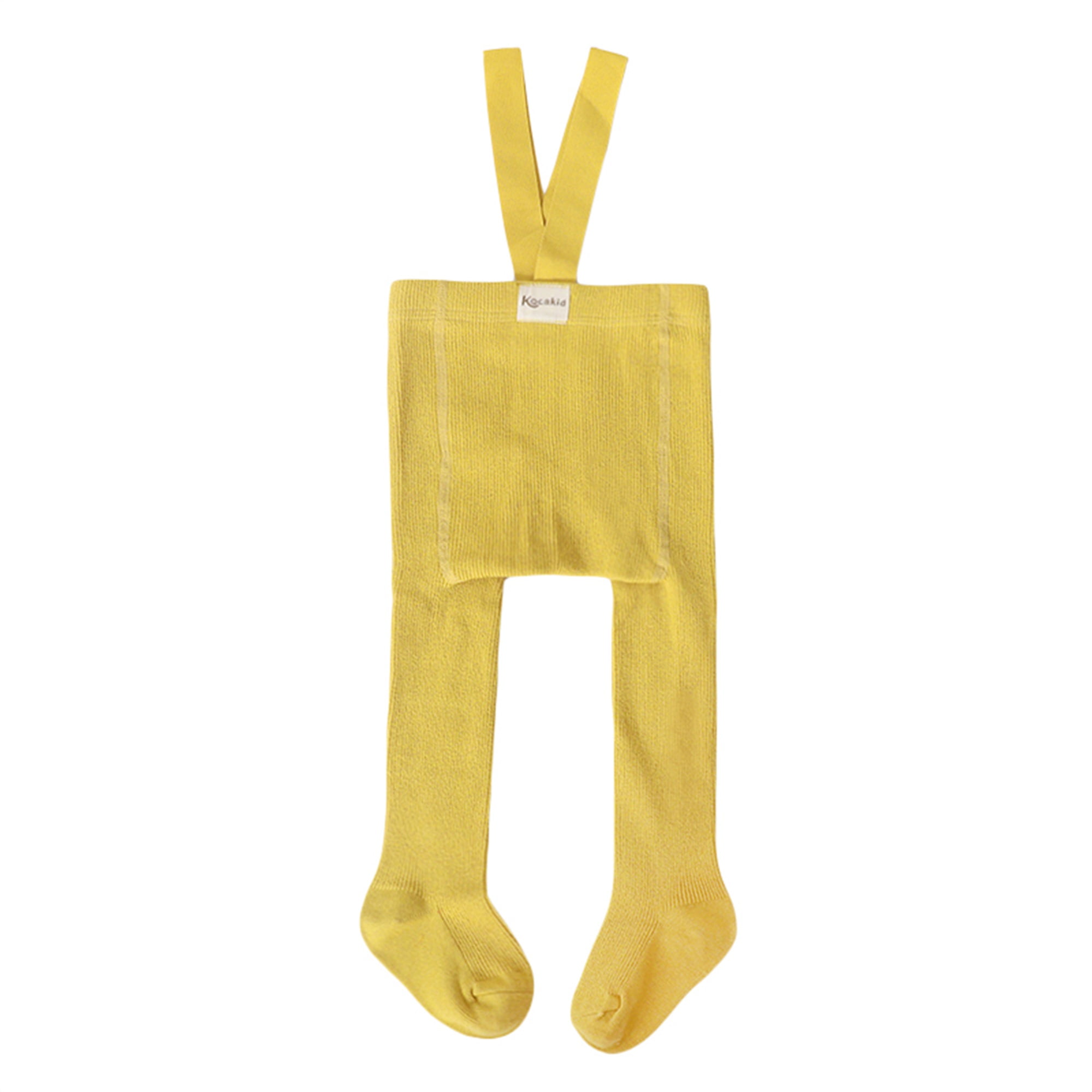 Xiaoluokaixin Baby Girl Tights Cute Footed Pantyhose with Suspenders