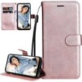 thumbnail image 1 of Xiaomi 12T Wallet Phone Case with Card Holder for Women, 12T/12T Pro Case Luxury Simple Solid Color PU Leather Flip Case Cover for Xiaomi Redmi K50 Ultra CS Rose Gold, 1 of 18