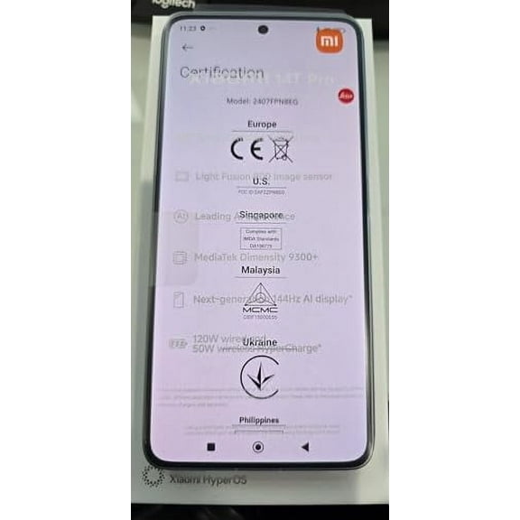 Xiaomi 14T Pro 5G 512GB ROM 12GB RAM Dual SIM GSM Unlocked - Titan Blue