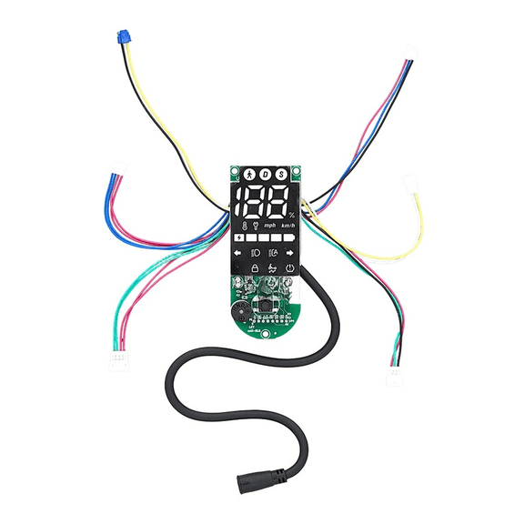 For Xiaomi Electric Scooter 5 Display Circuit Board Assembly, Wireless LCD Dashboard Replacement Part With Speed And Level, Easy Installation ABS Material