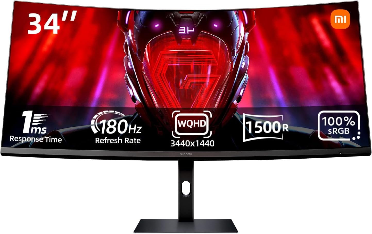 Xiaomi Gaming Monitor G34WQi, 34 inch WQHD, 3440*1440, 180hz Xiaomi Gaming Monitor G34WQi, 34 inch WQHD, 3440*1440, 180hz