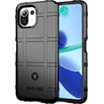 thumbnail image 1 of for Xiaomi Mi 11 Lite (NOT Mi 11) Men Case,Heavy Duty Shockproof Military Grade Drop Tested Field Case Super Sturdy Bumper Full Body Rugged Hard Cover for Xiaomi Mi 11 Lite HD Black, 1 of 7