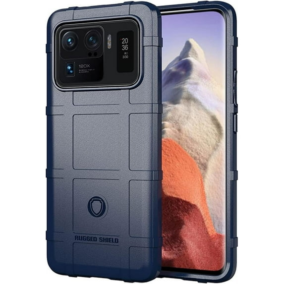 for Xiaomi Mi 11 Ultra Men Case,Heavy Duty Shockproof Military Grade Drop Tested Field Case Super Sturdy Bumper Full Body Rugged Hard Cover for Xiaomi Mi 11 Ultra HD Blue