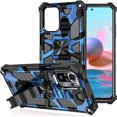 thumbnail image 1 of for Xiaomi Mi 11T (Not Note 11T) Camouflage Case, Heavy Duty Shockproof Protection Military Grade Built-in Magnetic Kickstand Boys Man Camo Cover for Xiaomi Mi 11T/11T Pro MC Dark Blue, 1 of 12
