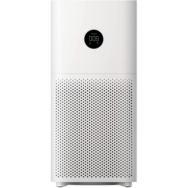 Xiaomi Mi Air Purifier for Home Large Room Bedroom, Monitor Quality with  PM2.5 Display, True H13 High Efficiency Filter, Model 3C - White