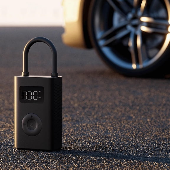 Xiaomi Mi Portable Electric Air Compressor 2 - High Speed Inflation Up to 150 PSI with 6 Preset Modes and 2000mAh Battery for Car Bike Tire