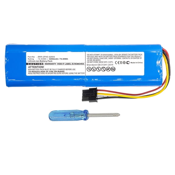Xiaomi Mijia Roborock S4 S5 S6 S7 S50 S51 S52 S55 Vacuum Battery BRR-2P4S-5200S