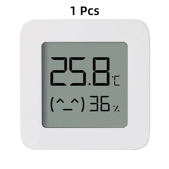 Xiaomi Mijia Smart Digital Thermometer Hygrometer 2 - LCD Screen, Bluetooth, Monitors Temperature & Humidity via Mi Home App