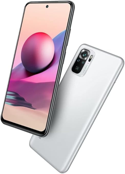 Xiaomi Note 10S 4G LTE (128GB+6GB) Unlocked GSM 64MP Quad Camera Worldwide GSM (Tello Tmobile Mint Global) (Pebble White (Global ROM))