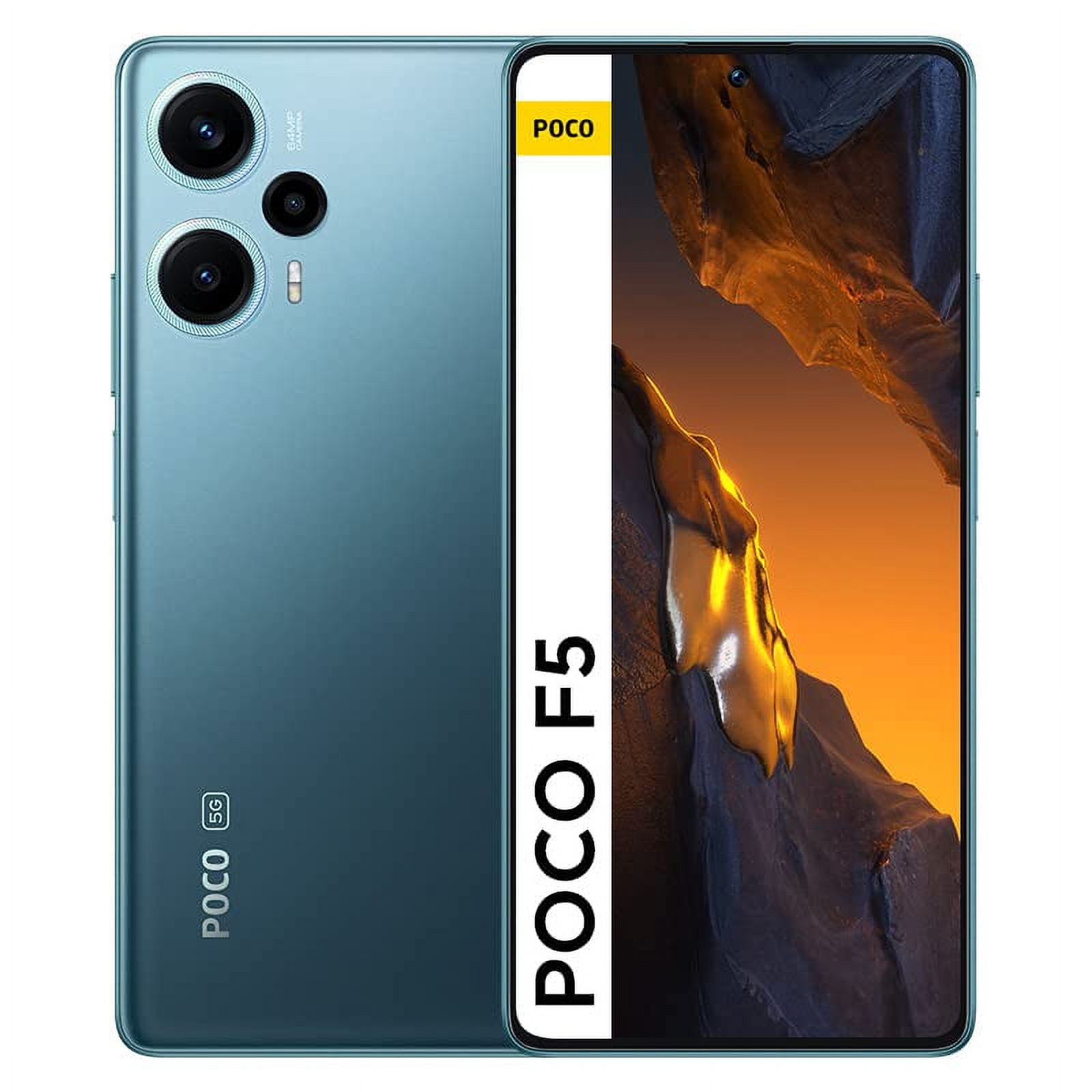 Xiaomi Poco F5 5G Dual SIM 256GB ROM 12GB RAM GSM Unlocked - Blue | alle Smartphones