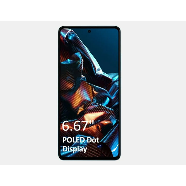  Xiaomi Poco X5 Pro 5G, Dual SIM, 128GB + 6GB, Factory Unlocked  GSM, International Version - No Warranty - Blue : Cell Phones & Accessories