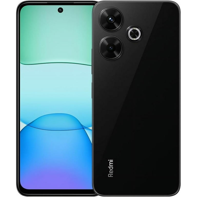 スマートフォン本体 Redmi 13X Midnight Black 6GB/128GB Xiaomi Redmi 13 4G, 128GB+6GB RAM, Dual SIM, Factory