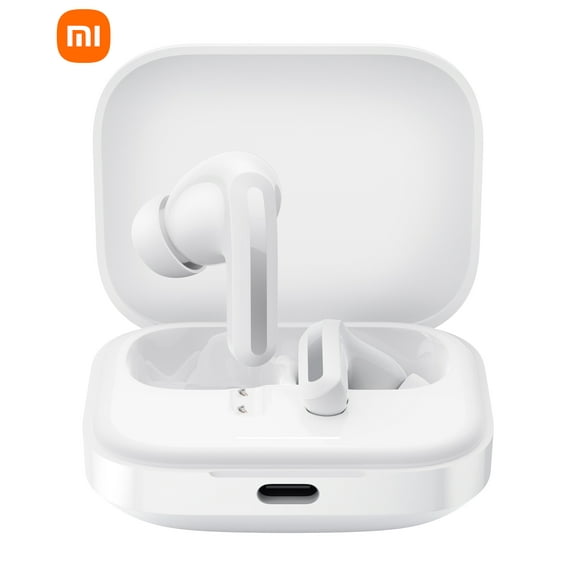 Xiaomi Redmi Buds 5 Wireless Earbuds - 46dB Active Noise Canceling, 40 Hour Battery Life, Bluetooth 5.3, White