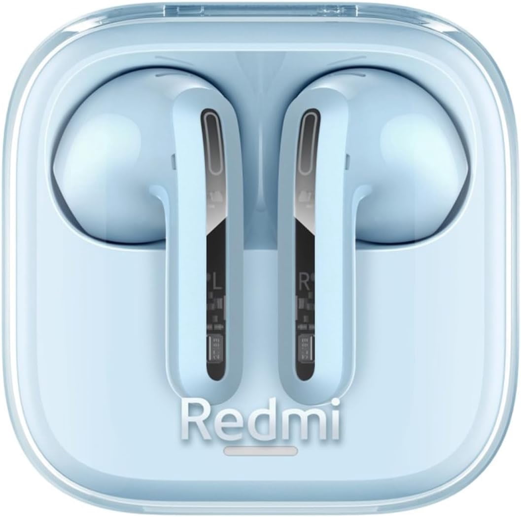 Xiaomi Redmi Buds 6 Active Wireles Earbuds (Global Version), Bluetooth 5.4 in-Ear Headphones, 30H Long Battery Life,Noise Cancellation for Calls, 5 Tuning Modes, IPX4 Waterproof - (Blue)