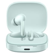 Xiaomi Redmi Buds 6 Dual Mic Fast Pair LDAC, Up to 49dB Active Noise Cancellation, Compatible with Android iPhone or Any Bluetooth Device 42hrs Music Coral Green