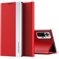 thumbnail image 1 of for Xiaomi Redmi Note 10 5G (NOT 4G) Bracket Pagnetic Leather Cover for Xiaomi Poco M3 Pro TPU Shockproof Protection Flip Phone Case for Xiaomi Redmi Note 10 5G/Poco M3 Pro CX Red, 1 of 8