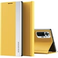 thumbnail image 1 of for Xiaomi Redmi Note 10 Pro/Note 10 Pro Max Bracket Pagnetic Leather Cover TPU Shockproof Protection Flip Phone Case for Xiaomi Redmi Note 10 Pro Max CX Yellow, 1 of 8