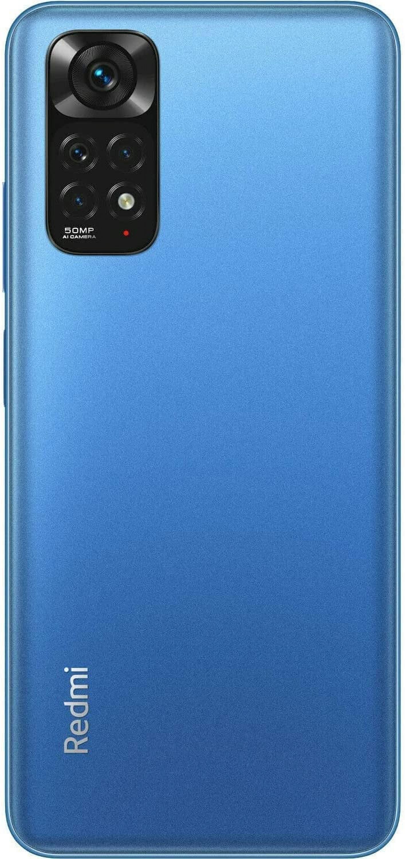 Xiaomi Redmi Note 11 128GB 4GB RAM 6.50'' Display 5,000 mAh Battery 50MP  Back Camera GSM Unlocked International Version Star Blue (New) 