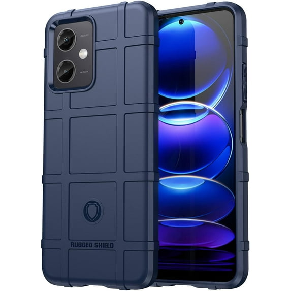 for Xiaomi Redmi Note 12 5G Case, Case for Xiaomi Poco X5, Heavy Duty Shockproof Slim Protection Phone Case Support Wireless Charging Cover for Xiaomi Redmi Note 12 5G/ Poco X5 HD Blue