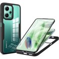 thumbnail image 1 of for Xiaomi Redmi Note 12 5G Clear Case with Screen Protector, Slim Shockproof Soft TPU Bumper Full Body Protection Phone Cover Case for Xiaomi Redmi Note 12 5G/ Poco X5 QC Black, 1 of 9