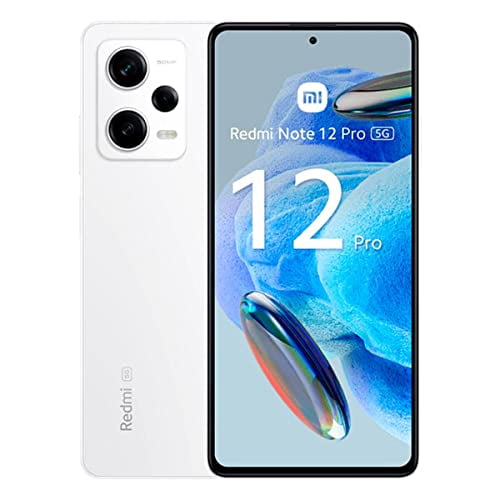 Xiaomi Redmi Note 12 Pro 5G (256GB + 8GB) Factory Unlocked 6.67 50MP  Triple Camera (for Tmobile/Metro/Mint/Tello in US Market and Global) (Polar  White) 