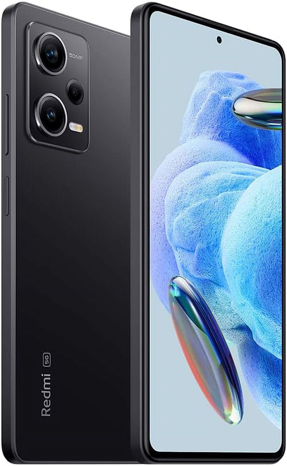  Xiaomi Redmi Note 12 Pro 5G + 4G (256GB + 8GB) Factory Unlocked  6.67 50MP Triple Camera (Only Tmobile/Metro/Mint USA Market) + Extra  (w/Fast Car Charger Bundle) (Midnight Black (Global)) 