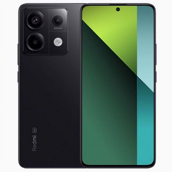 Xiaomi Redmi Note 13 PRO 5G + 4G LTE (for T-Mobile, Mint, Tello, Metro) (256GB + 8GB) 6.67" 200MP TripleGLOBAL Bands (Midnight Black)