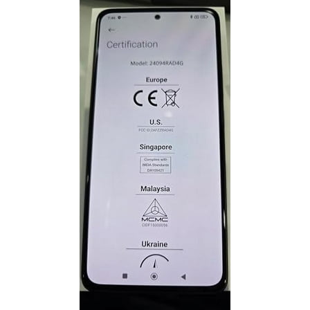 Xiaomi Redmi Note 14 5G 256GB ROM 8GB RAM Dual Sim GSM Unlocked - Midnight Black