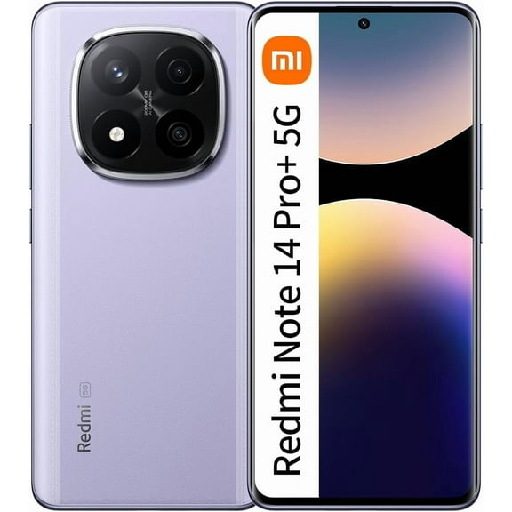 Xiaomi Redmi Note 14 Pro Plus 5G 512GB ROM 12GB RAM Dual SIM GSM Unlocked - Lavender Purple