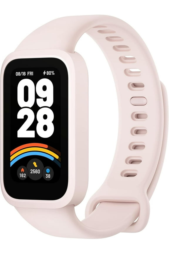 Smart Band 9 Active Bluetooth Activity Tracker, 1.47'' Display All-Day Health & Fitness Monitoring 18-Day Battery, 5ATM, Global Version (Pink)