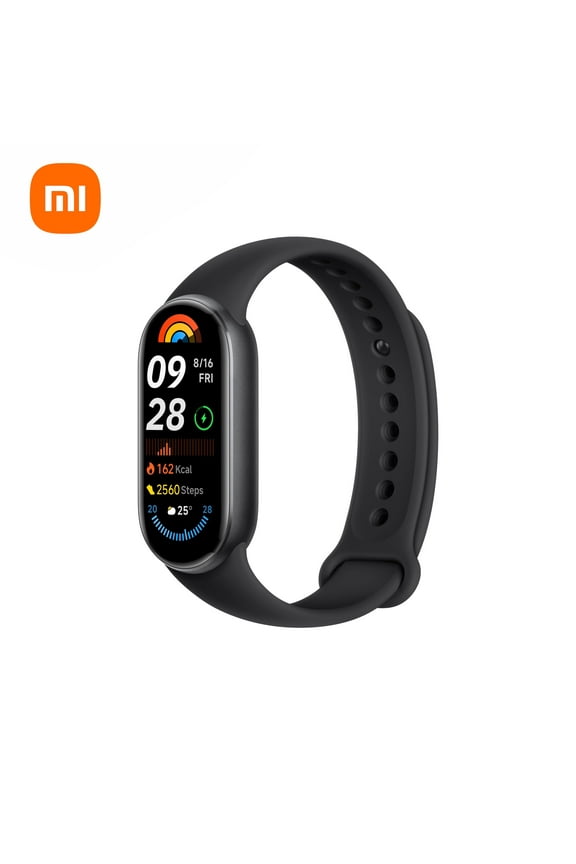 Smart Band 9 Global Version (2024) 1.62" Amoled Display | 233 mAh Battery | up to 21 Days of Battery Life | BT 5.4 | 50M Water Resistant -Midnight Black