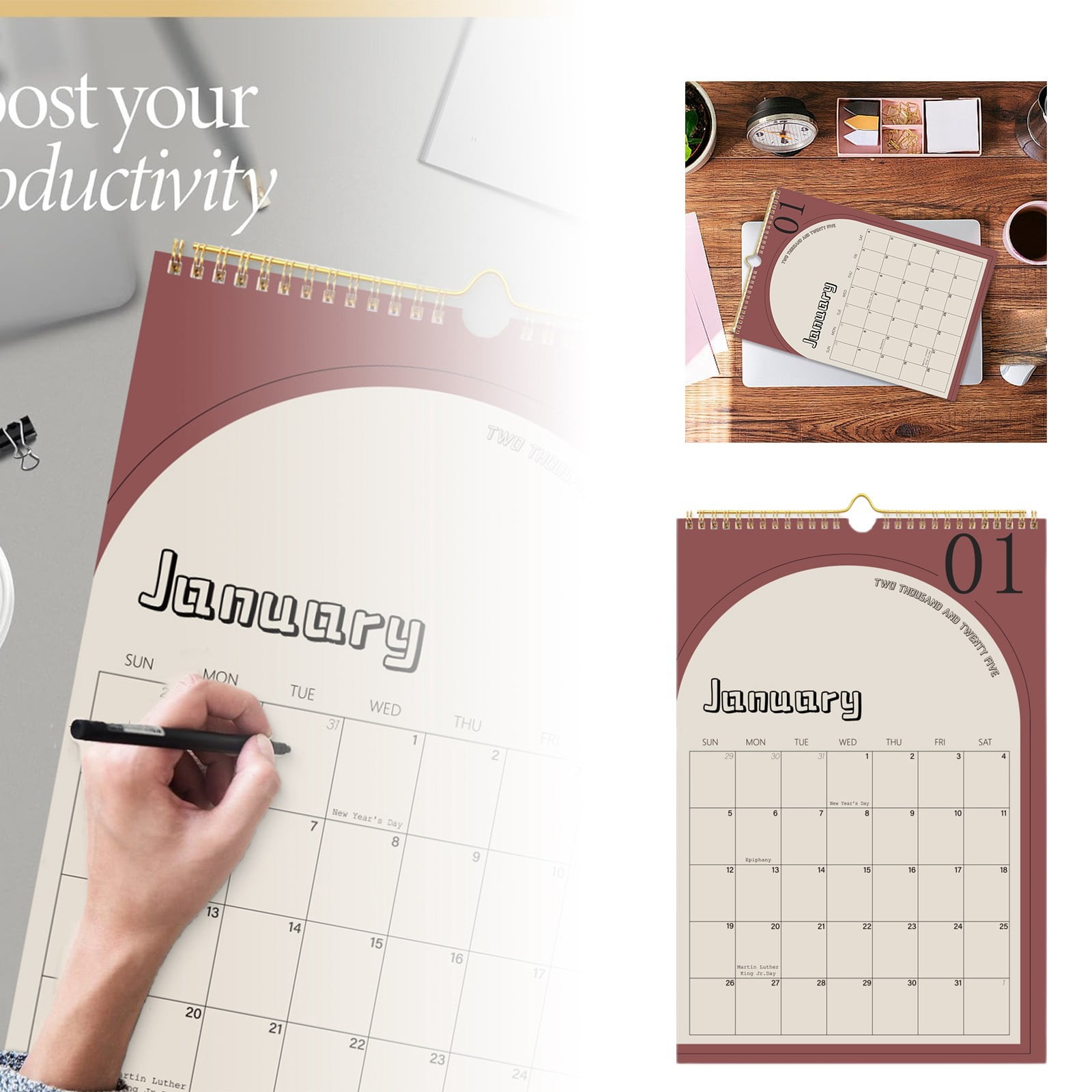 Xiaopybbeixxx 2025 2026 Wall Calendar From Jan 2025 To 2026 Wall