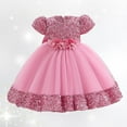 thumbnail image 1 of Xiaowennn Children's Mesh Dress Dress Stylish Little Girl Dress Toddler Girls Dress, 1 of 3