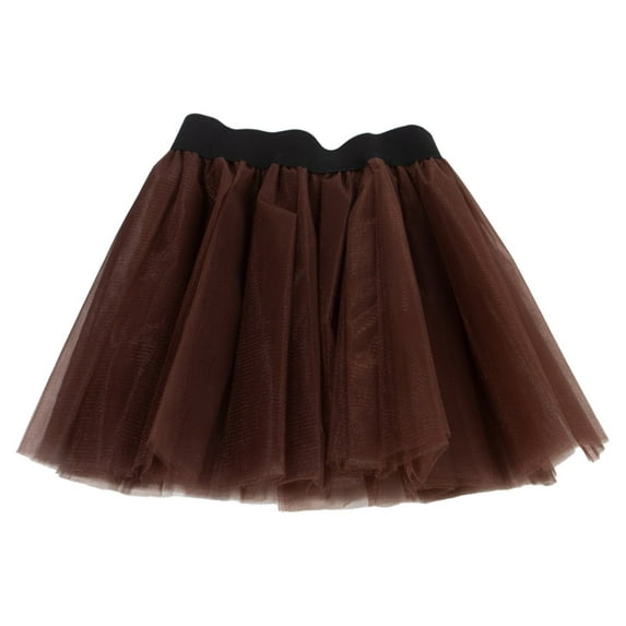 Xiaowennn Girls' Pommel Skirt Three Lined With Skirt Ballet Dance Skirt Tutu Skirt Dress Girls