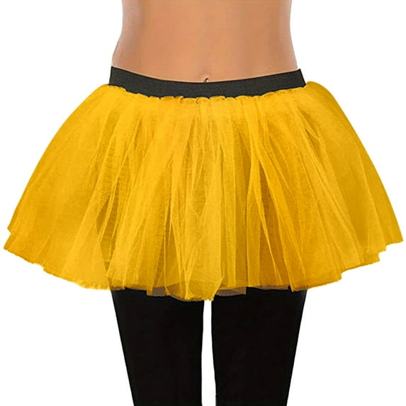 Xiaowennn Girls' Pommel Skirt Three Lined With Skirt Ballet Dance Skirt Tutu Skirt Long Frocks for Girls 4 Years