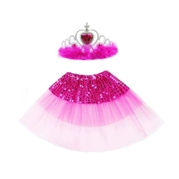 Xiaowennn Todder Kids Girls Ballet TuTu Dress Up Dance Wear Party Skirt Girl Christmas Dress