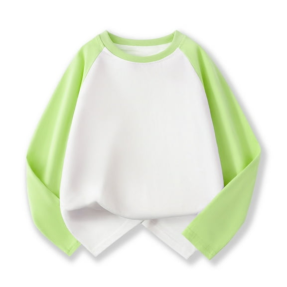 Xiaowennn Toddler Kids Baby Girls Boys Long Sleeve Shirts Raglan Shirt Baseball Tee Tops Girl Long Sleeve Shirt Pack