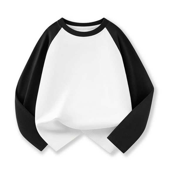 Xiaowennn Toddler Kids Baby Girls Boys Long Sleeve Shirts Raglan Shirt Baseball Tee Tops Toddler Girls Shirt