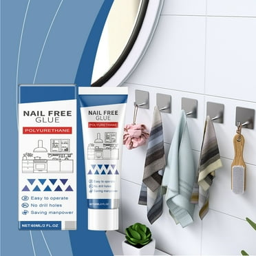 Xiaowjjj Nail Household Wood Metal Ceramic Daily Household Durable Stable Nail Glue Leather Blunt Glue Clear Acrylic Board for Counter Clear Silicone Sheet Clear Strong Glue for Metal Epoxy Flooring