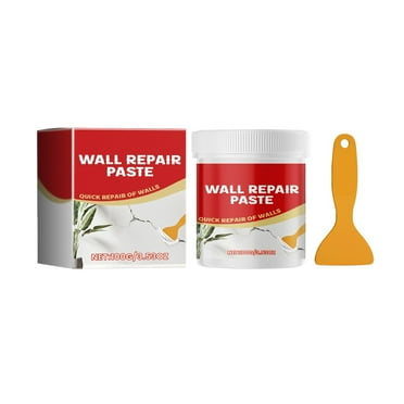 Xiaowjjj Wall Paste Easy To Use Patch for Cracks and Holes Smooth Finish for Home Improvement Premixed Drywall Joint Wall Hole Filler Mice Tile Filler for Holes Plaster Mesh Patch A Hole in Aluminum